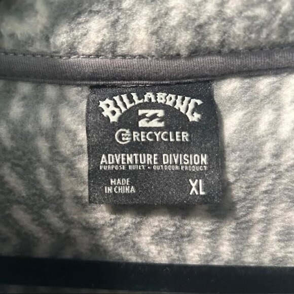 Billabong Men’s Sweatshirt Sz XL Boundary Re-Issue Mock Neck Fleece Pullover - Picture 5 of 10
